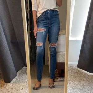 AE super super stretch super hi- rise jegging